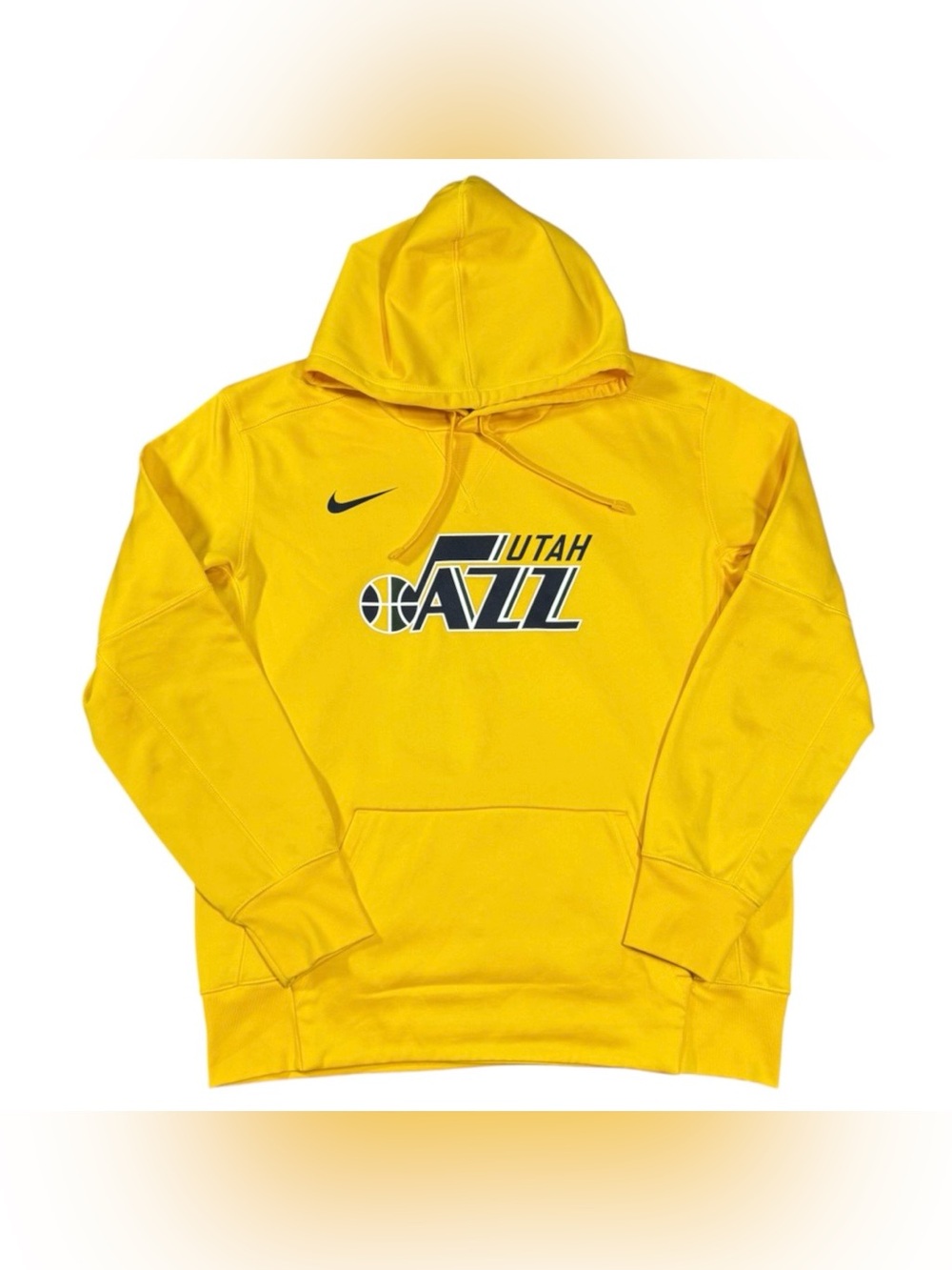 Utah Jazz Nike Logo Courtside Logo Pullover Men’s Hoodie Size Large Therma-Fit